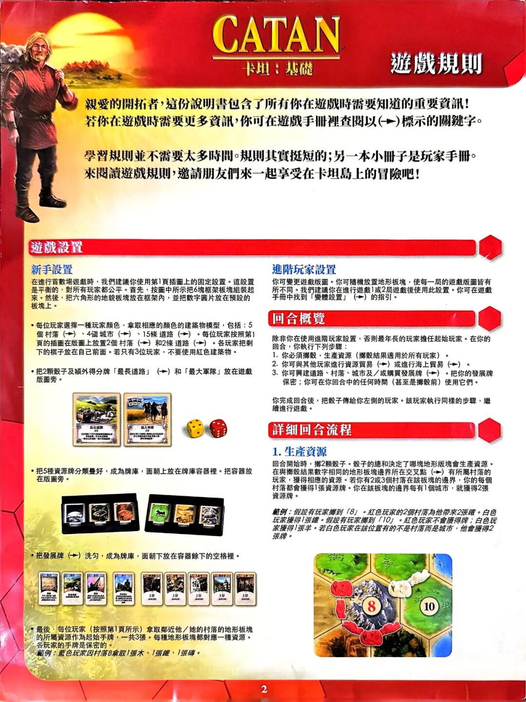 卡坦岛规则书扫描图 02