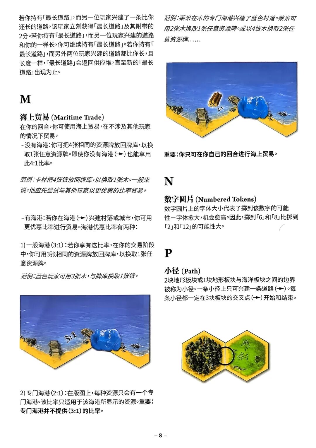 卡坦岛规则书扫描图 10