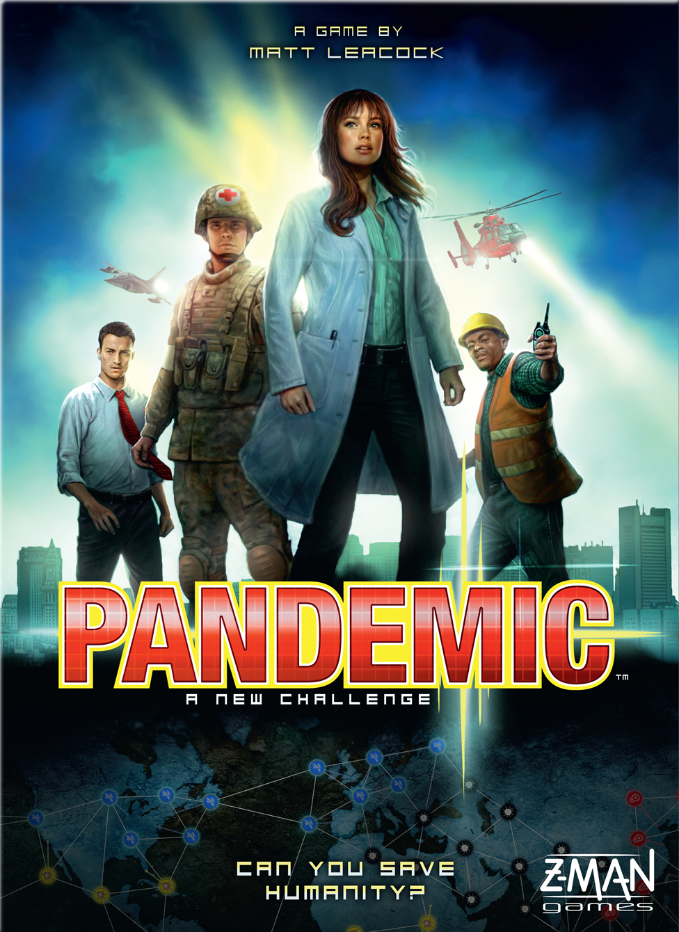 《瘟疫危机 Pandemic》官方中文规则书封面