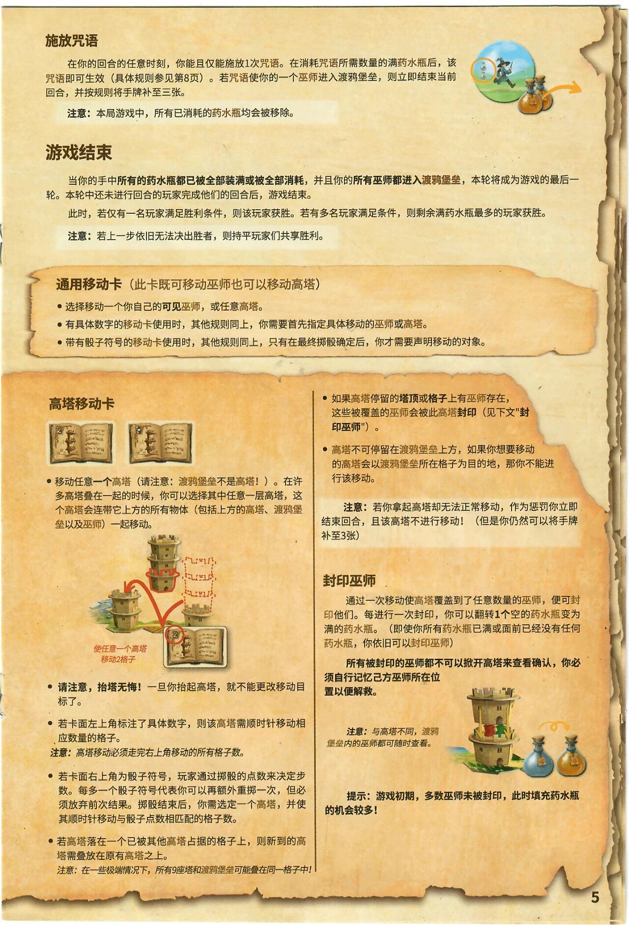 巫师飞塔规则书扫描图 05