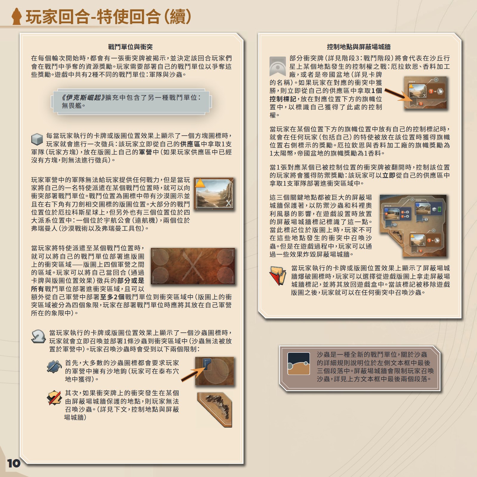 规则书第 10 页 · 单位与冲突