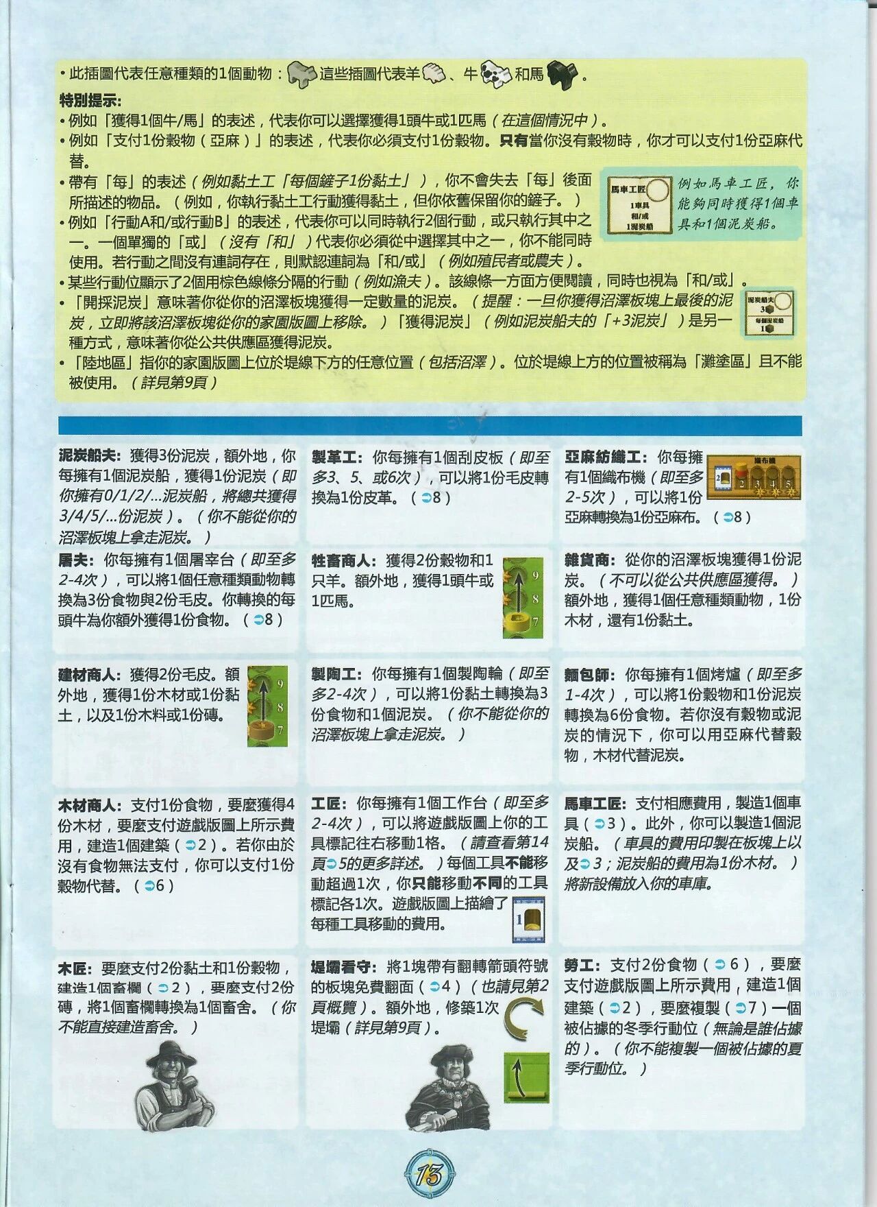 阿勒農場规则书扫描图 13