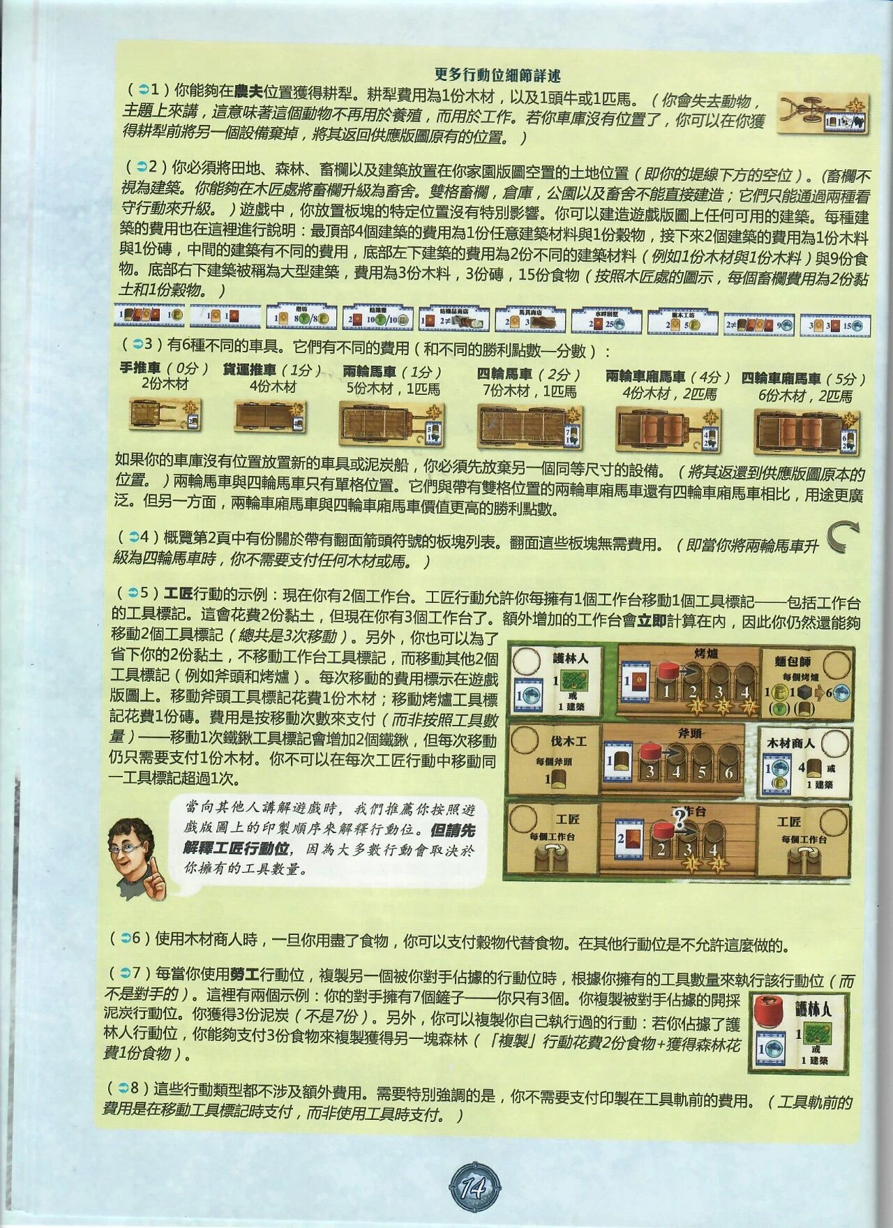 阿勒農場规则书扫描图 14