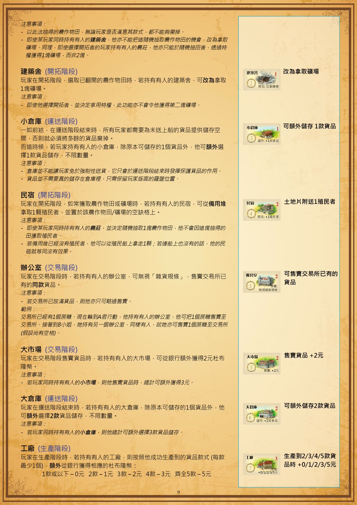规则书 第9页
