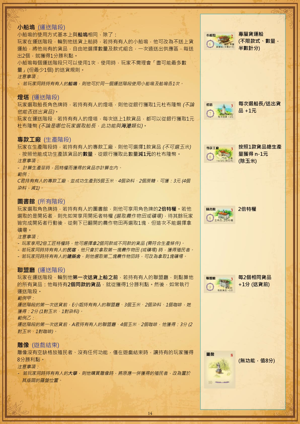 规则书 第14页