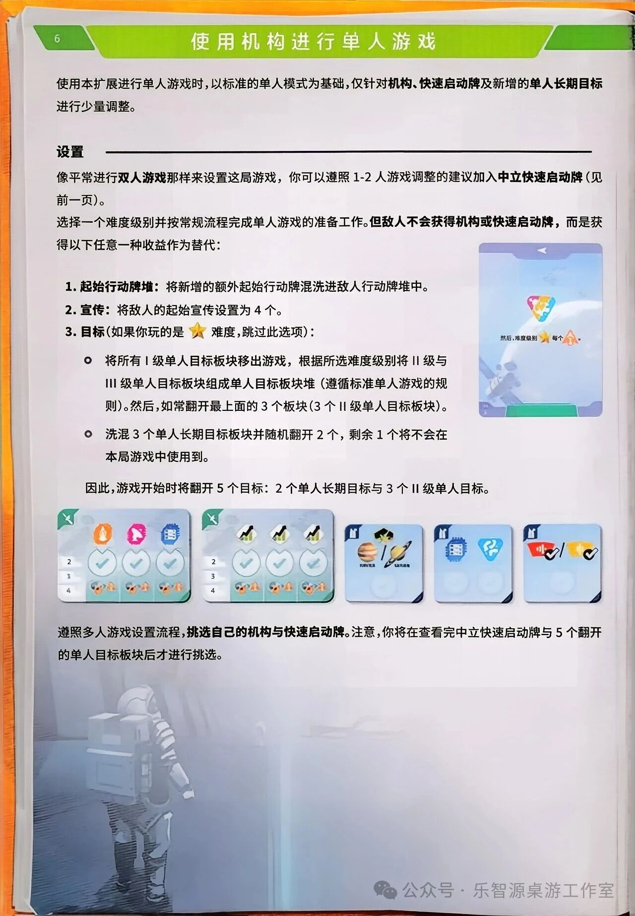 地外文明：太空机构规则书第 6 页扫描图