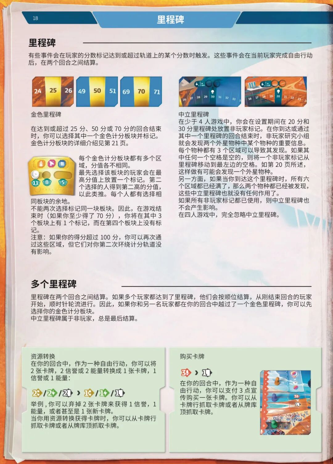 SETI 规则书第 18 页扫描图