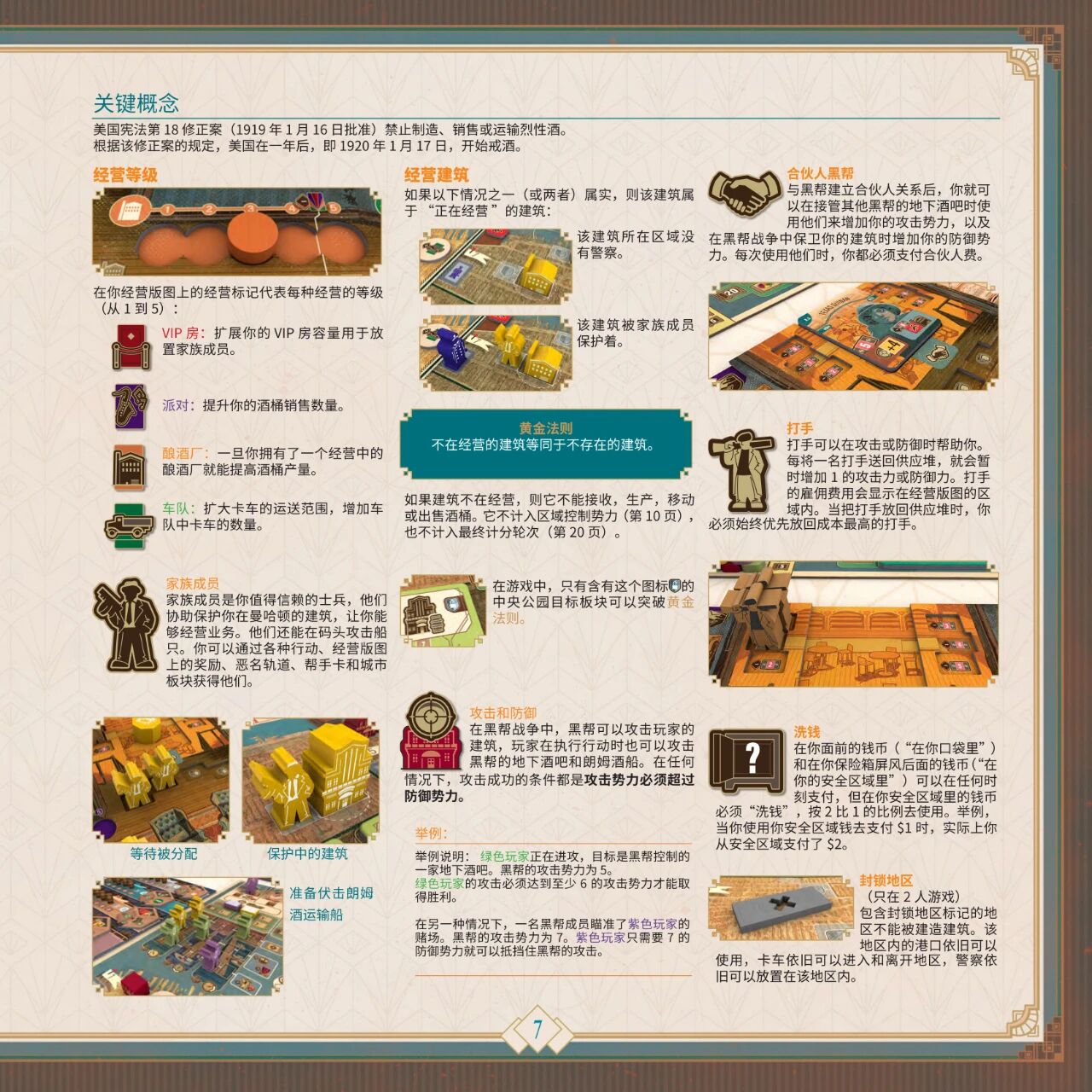 地下酒吧规则书第 7 页扫描图