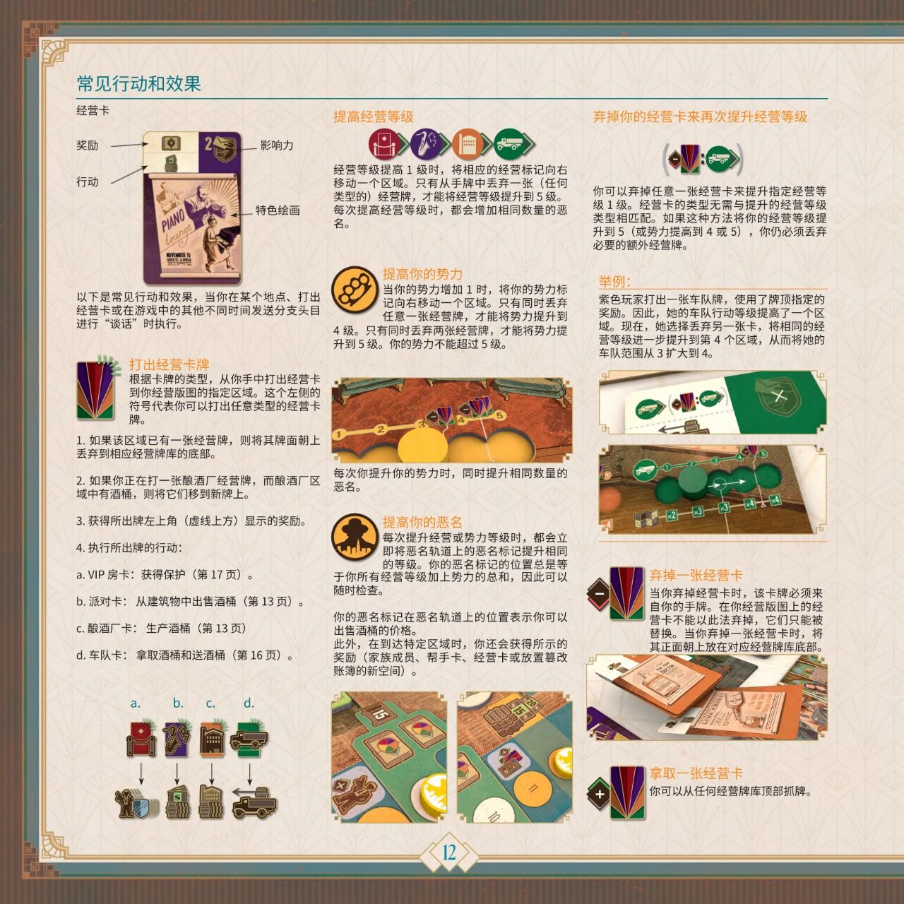 地下酒吧规则书第 12 页扫描图